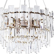 Люстра Artelamp N1coletta A1052SP-10GO цвет плафона/подвески Прозрачный, цвет арматуры Золото-2