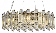 Люстра Divinare Romilda 3512/17 LM-8 цвет плафона/подвески Прозрачный, цвет арматуры Латунь