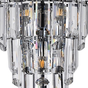 Настенный светильник Divinare Rosie 3511/02 AP-3 цвет плафона/подвески Прозрачный, цвет арматуры Хром-1