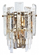 Настенный светильник Artelamp Nicoletta A1052AP-2GO цвет плафона/подвески Прозрачный, цвет арматуры Золото