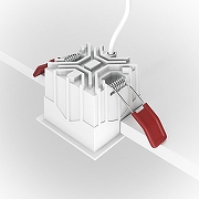 Встраиваемый светильник Maytoni Downlight Alfa LED DL043-01-10W4K-SQ-WB Белый Черный-3