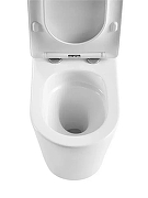 Унитаз-компакт Bond Oval F03-00 Белый с бачком и сиденьем Микролифт-10