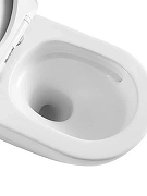 Унитаз-компакт Bond Oval F03-00 Белый с бачком и сиденьем Микролифт-11