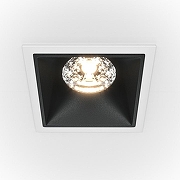 Встраиваемый светильник Maytoni Downlight Alfa LED DL043-01-15W3K-D-SQ-WB цвет Черный, Белый-1