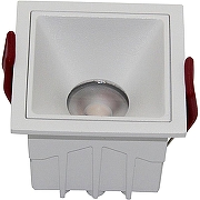 Встраиваемый светильник Maytoni Downlight Alfa LED DL043-01-15W4K-D-SQ-W цвет Белый-1