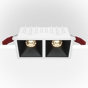 Встраиваемый светильник Maytoni Downlight Alfa LED DL043-02-10W4K-D-SQ-WB цвет Черный, Белый-1