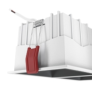Встраиваемый светильник Maytoni Downlight Alfa LED DL043-02-15W3K-D-SQ-WB цвет Черный, Белый-2