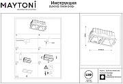 Встраиваемый светильник Maytoni Downlight Alfa LED DL043-02-15W3K-D-SQ-WB цвет Черный, Белый-3