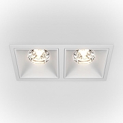 Встраиваемый светильник Maytoni Downlight Alfa LED DL043-02-15W4K-D-SQ-W цвет Белый-1