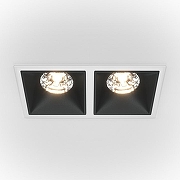 Встраиваемый светильник Maytoni Downlight Alfa LED DL043-02-15W4K-D-SQ-WB цвет Черный, Белый-1