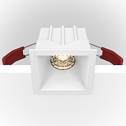 Встраиваемый светильник Maytoni Downlight Alfa LED DL043-01-10W3K-SQ-W цвет Белый-2