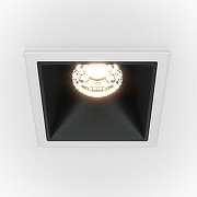 Встраиваемый светильник Maytoni Downlight Alfa LED DL043-01-10W3K-SQ-WB Белый Черный-3