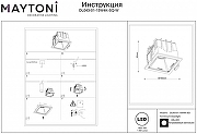 Встраиваемый светильник Maytoni Alfa LED DL043-01-15W4K-SQ-W цвет Белый-3