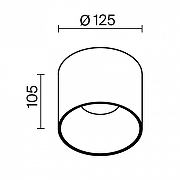 Потолочный светильник Maytoni Ceiling & Wall Alfa LED C064CL-01-25W3K-D-RD-WB цвет плафона/подвески Белый, Черный, цвет арматуры Белый, Черный-3
