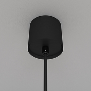 Подвесной светильник Maytoni Pendant Luna P039PL-5W3K-10-B цвет плафона/подвески Белый, цвет арматуры Черный-4