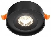 Встраиваемый светильник Maytoni Downlight Planet DL035-2-L6B4K Черный