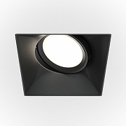 Встраиваемый светильник Maytoni Downlight Dot DL042-01-SQ-B Черный-2