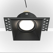 Встраиваемый светильник Maytoni Downlight Dot DL042-01-SQ-B Черный-3