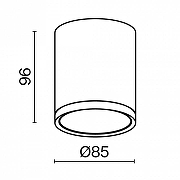 Потолочный светильник Maytoni Ceiling & Wall Hoop C086CM-GX53-MRD-W цвет плафона/подвески Белый, цвет арматуры Белый-8