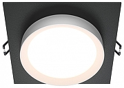 Встраиваемый светильник Maytoni Downlight Hoop DL086-GX53-SQ-BW цвет Белый, Черный