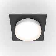 Встраиваемый светильник Maytoni Downlight Hoop DL086-GX53-SQ-BW цвет Белый, Черный-1