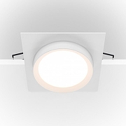 Встраиваемый светильник Maytoni Downlight Hoop DL086-GX53-SQ-W Белый-3