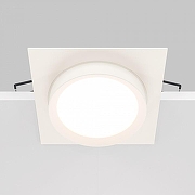 Встраиваемый светильник Maytoni Downlight Hoop DL086-GX53-SQ-W Белый-5