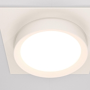 Встраиваемый светильник Maytoni Downlight Hoop DL086-GX53-SQ-W Белый-6