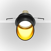 Встраиваемый светильник Maytoni Downlight Lipari DL044-01-GU10-B цвет плафона/подвески Черный, цвет арматуры Черный-2