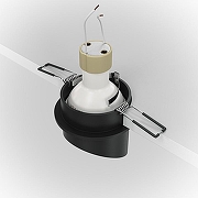 Встраиваемый светильник Maytoni Downlight Lipari DL044-01-GU10-B цвет плафона/подвески Черный, цвет арматуры Черный-3