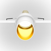 Встраиваемый светильник Maytoni Downlight Lipari DL044-01-GU10-W цвет плафона/подвески Белый, Золото, цвет арматуры Белый-2