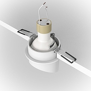 Встраиваемый светильник Maytoni Downlight Lipari DL044-01-GU10-W цвет плафона/подвески Белый, Золото, цвет арматуры Белый-3