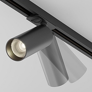 Трековый светильник Maytoni Single phase track system Focus LED TR021-1-12B3K-W-B цвет плафона/подвески Черный, цвет арматуры Черный-5