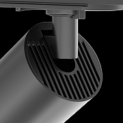 Трековый светильник Maytoni Single phase track system Focus LED TR021-1-12B3K-W-B цвет плафона/подвески Черный, цвет арматуры Черный-6