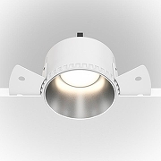 Встраиваемый светильник Maytoni Downlight Share DL051-01-GU10-RD-WS цвет Серебро-1