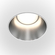 Встраиваемый светильник Maytoni Downlight Share DL051-01-GU10-RD-WS цвет Серебро-2