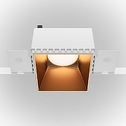 Встраиваемый светильник Maytoni Downlight Share DL051-01-GU10-SQ-WMG цвет Золото-1