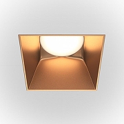 Встраиваемый светильник Maytoni Downlight Share DL051-01-GU10-SQ-WMG цвет Золото-2