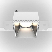 Встраиваемый светильник Maytoni Downlight Share DL051-01-GU10-SQ-WS цвет Серебро-1