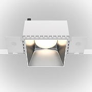 Встраиваемый светильник Maytoni Downlight Share DL051-01-GU10-SQ-WS цвет Серебро-4