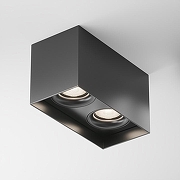 Потолочный светильник Maytoni Ceiling & Wall Slim C015CL-02B цвет плафона/подвески Черный, цвет арматуры Черный-1