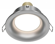 Встраиваемый светильник Maytoni Downlight Slim DL027-2-01-S цвет Серебро