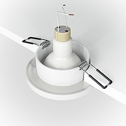 Встраиваемый светильник Maytoni Downlight Stark DL083-01-GU10-RD-W цвет Белый-2