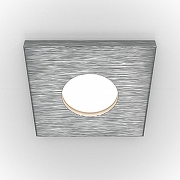 Встраиваемый светильник Maytoni Downlight Stark DL083-01-GU10-SQ-S цвет Серебро-1