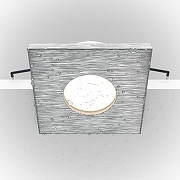 Встраиваемый светильник Maytoni Downlight Stark DL083-01-GU10-SQ-S цвет Серебро-2