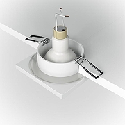 Встраиваемый светильник Maytoni Downlight Stark DL083-01-GU10-SQ-W цвет Белый-3
