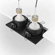 Встраиваемый светильник Maytoni Downlight Zoom DL033-2-02B цвет Черный-3