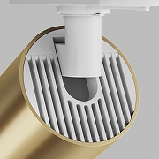 Трековый светильник Maytoni Single phase track system Unity Focus S TR020-1-U-GU10-WMG Белый/Золото матовое-3