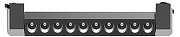 Трековый светильник Maytoni Single phase track system Unity Points Rot TR010-1-20W3K-M-B цвет арматуры Черный