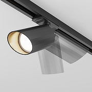 Трековый светильник Maytoni Single phase track system Unity Lipari TR087-1-GU10-B цвет плафона/подвески Черный, цвет арматуры Черный-2